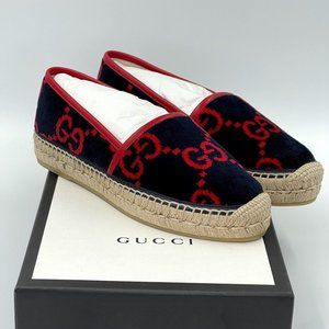 Gucci Velvet Espadrille Size 38 (US 7.5)